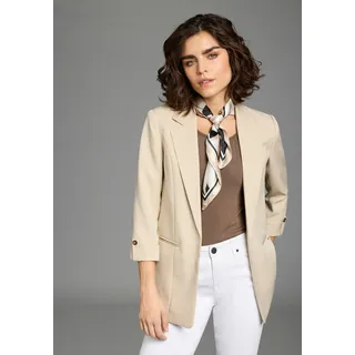LAURA SCOTT Longblazer Beige 36