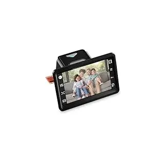 HP FilmScan Touchscreen Film & Diascanner Digitizer mit 7 Zoll verstellbarem LCD-Bildschirm, konvertiert schnell Negative und Dias in digitale 22MP JPEG Fotos, kompatibel mit 135, 126 und 110 Film