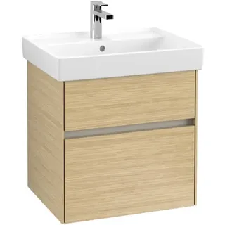 Waschbeckenunterschrank 56 x 55 cm Glossy White