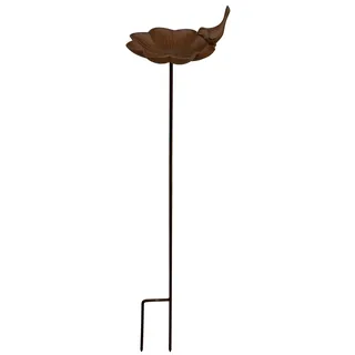 Esschert Design FB302 Vogeltränke aus Gusseisen, groß, braun