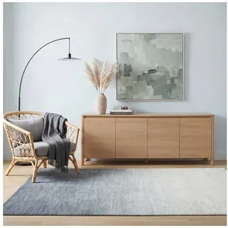 Idimex OMBRE Kurzflorteppich 200 x 300 cm Grau