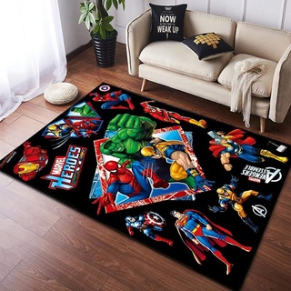 Avengers Anime Teppich Wohnzimmer Schlafzimmer Kinder Nachttisch Miracle Spider-Man gemustert Pad Boy Schlafzimmer Farbe Rutschfester Teppich 100*160