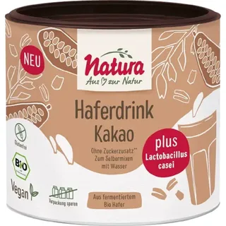natura by naturawerk Natura Haferdrinkpulver Kakao bio