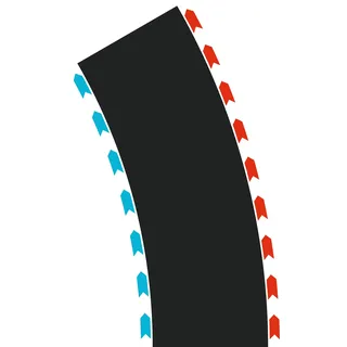 Carrera Hybrid Curves Radius 2 30° (2x L, 2x R)