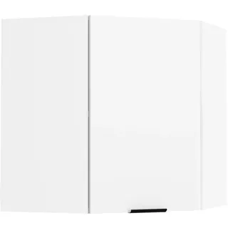 VCM Eckschrank Hängeschrank 57 x 57 x 60 cm Weiß