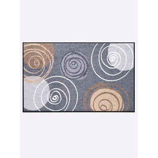 Fußmatte HEINE HOME Teppiche Gr. B/L: 60 cm x 80 cm, 7 mm, 1 St., bunt (anthrazit, braun) Fußmatten gemustert