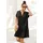 Volantkleid aus Viskose 532899 schwarz