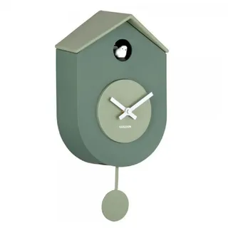 Karlsson Uhr Kuckucksuhr Wall Clock Grato Cuckoo Green Grayed Jade