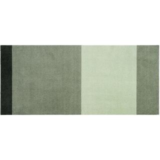 tica copenhagen - Stripes Horizontal Läufer, 90 x 200 cm, hell / dusty / dunkelgrün