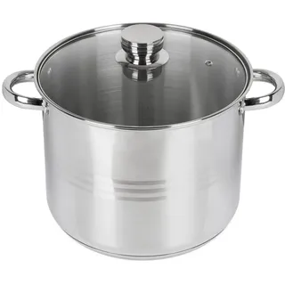 Topfann Edelstahl Großraumtopf Kochtopf 28 cm rund