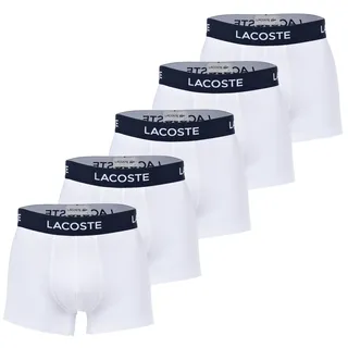 Lacoste Trunks 5er Pack Weiß S