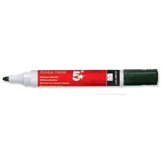 Schwarzer Trockener Whiteboard - Marker - Stift Für Whiteboards, Flipcharts, Memo - Boards - 3mm Bullet Tipp - Pack von 4