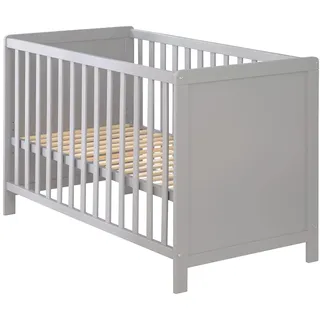 roba 2 in 1 Babybett grau/taupe 60 x 120 cm