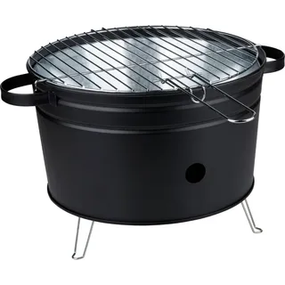 Alpina Tisch-Holzkohlegrill schwarz