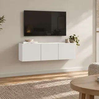 borchardt Möbel Vaasa Lowboard 114 cm Weiß Holzwerkstoff