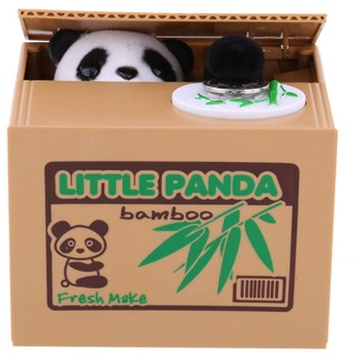 Elektronische Panda Spardose für Kinder und Erwachsene, Spardose für Münzen, Sparschwein für kleine Änderungen - Money Bank