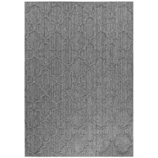 KADIMA DESIGN Küchenteppich Nordisch 120 x 170 cm Grau