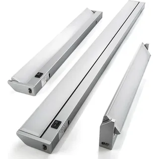 SOTech SO-TECH® LED Unterbauleuchte Alessia - schwenkbare Küchenleuchte mit diffuser Scheibe, Schalter, Netz- und Verbindungskabel zum erweitern 15W / 910 mm