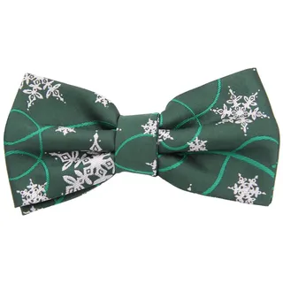 Fabio Farini Fliege Herren Weihnachts Fliegen - Männer Querbinder als Geschenkidee (1-St., Weihnachtsmotiv) Vorgebunden, Schneeflocke bunt