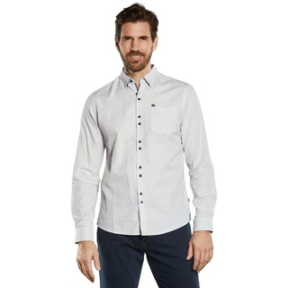 Engbers Langarmhemd Langarm-Hemd gestreift blau XL