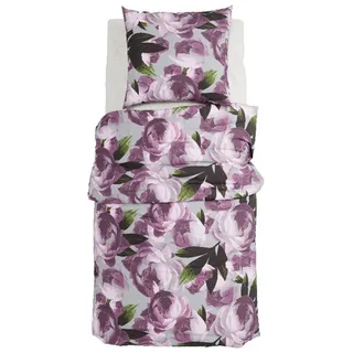 GRUND Peonia Bettwäsche Rosa 140 x 220 cm + 70 x 90 cm
