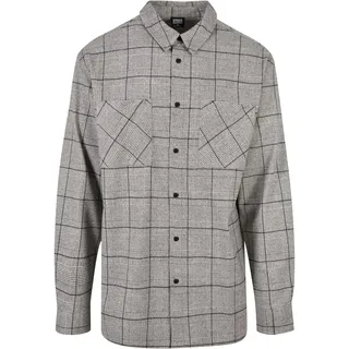 URBAN CLASSICS Langarmhemd Grau M