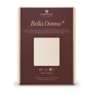 Formesse Spannbettlaken Bella Donna Jersey 180 x 200 cm beige