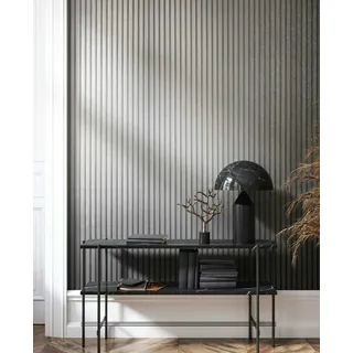 Marburg Vliestapete Holzoptik 10,05 m x 0,53 m 0 g Silber 34193