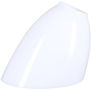 Home4Living Lampenschirm Schutenglas weiß glänzend Ø 124mm Lampenglas Ersatzglas, Dekorativ