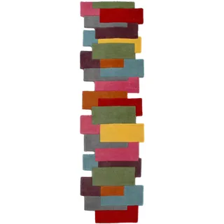 KADIMA DESIGN Thames Eva Wollteppich 60 x 230 cm Mehrfarbig