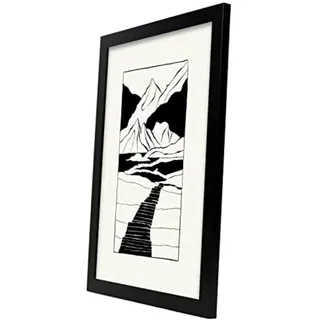 POSTER Abstrakt Pop Art A3 Schwarzer Rahmen