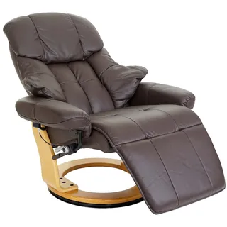 Robas Lund Relaxsessel Calgary 2 Leder 150 x 0 x 0 cm Braun drehbar
