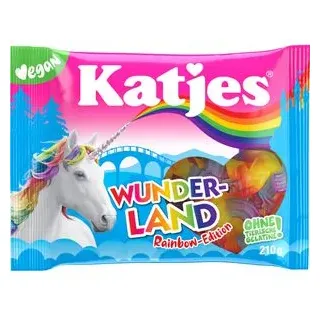 fruchtgummi-sauer Katjes Wunderland Rainbow-Edition, 210 g