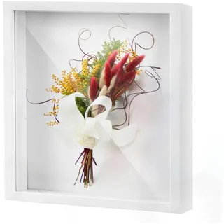 luxuskollektion Bilderrahmen modern Weiß 30x30 cm 3er Set