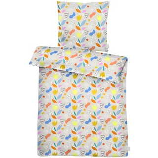 APELT Lucy Gots floral bunt 135 x 200 cm + 80 x 80 cm