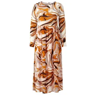Rich & Royal Maxikleid printed maxi dress orange 38