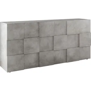 Sideboard INOSIGN "Dama Sideboard" Sideboards Gr. B/H/T: 181 cm x 84 cm x 42 cm, grau (beton, optik) Sideboards