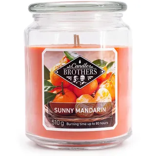 Candle BROTHERS Sunny Mandarin Duftkerze 510 g orange