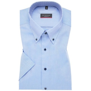 Eterna Kurzarmhemd - Oxford-Hemd - Modern Fit - Businesshemd blau 41