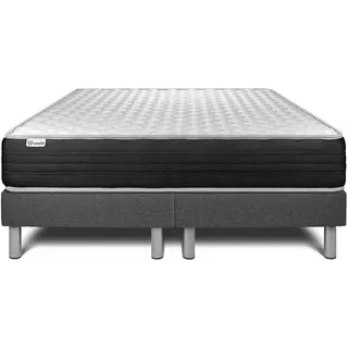 Matratzen- Und Lattenrost-set 2x80x200 Cm - Vitalmemo One