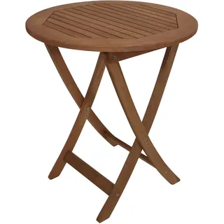 DEGAMO Bistrotisch Ø 65 x 72 cm Braun