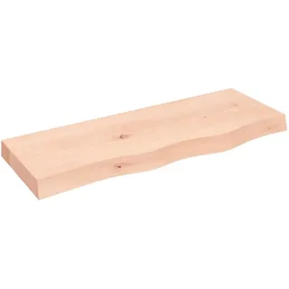 vidaXL Wandregal 80 x 30 x 6 cm Eiche Unbehandelt