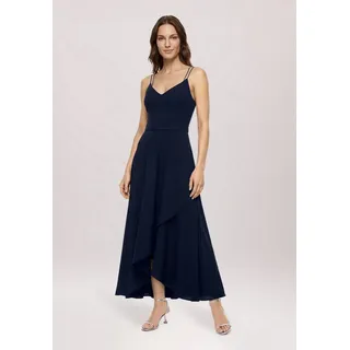 Vera Mont Abendkleid Volant Blau 44