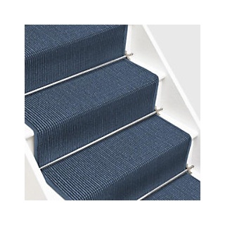 Floordirekt Treppenteppich Sylt 23059 Blau Rechteckig 800 mm x 1000 mm