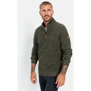 camel active Rundhalspullover aus einem Baumwollmix Pullover_Rundhalspullover grün 3XL