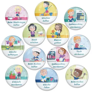 Papierdrachen Magnettafel Erweiterungs Set - Kleine Helfer - Tagesablauf für Kinder - Strukturierte Routine, Belohnungssystem, Wiederverwendbare Belohnungstafel