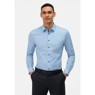 OLYMP Businesshemd OLYMP No. Six, Super Slim, Businesshemd, Urban Kent blau 39