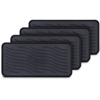 BestLivings Schuhabtropfschale 38 x 78 cm Schwarz