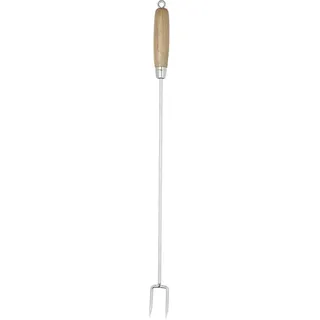 Schneider Grillgeräte Grillbesteck Grill-Gabel 50 cm Edelstahl silberfarben