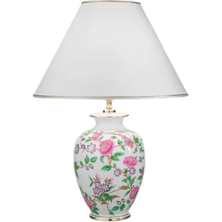 KOLARZ Tischlampe Giardino Flora, Höhe 43 cm, weiß/bunt